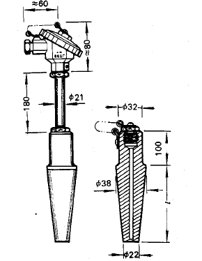 WRNR-13、WRER-13電站測溫專用熱電偶